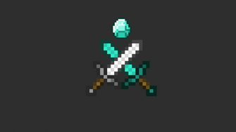 Minecraft Swords Wallpaper By Thepixelpusher