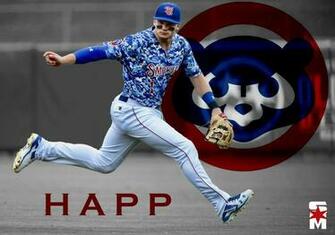 Cubs Ian Happ Takes His Batting Practice Before I Home Opener