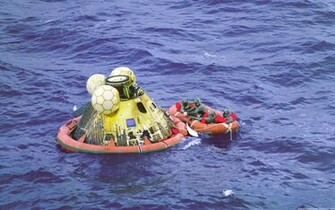 Apollo Rescue Wallpaper Stock Photos
