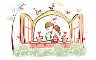 Cartoon Love Wallpaper