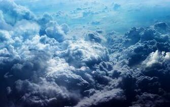 Blue Clouds Desktop Wallpaper