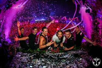 Tomorrowland Laser Show HD Wallpaper