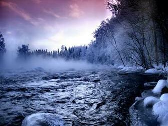Beautiful Winter Landscape Wallpaper iPad Nature