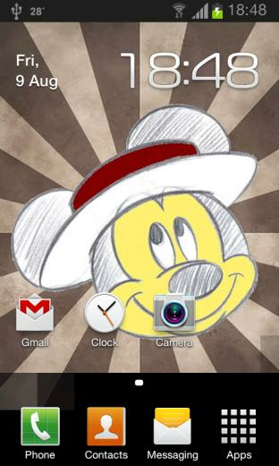 Disney Fan Art Live Wallpaper Screenshot