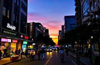 City Street Background