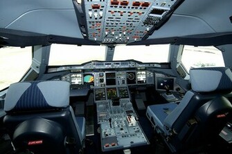 Jet Airlines Airbus A380 Cockpit