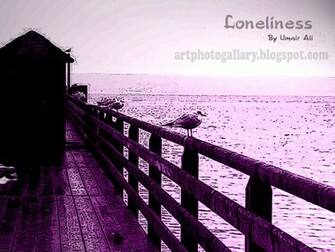 Lonely With Quotes Wallpaper Picswallpaper
