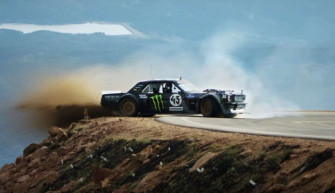 Ken Block S 1400hp Hoonicorn Ford Mustang Roars Up Pikes Peak
