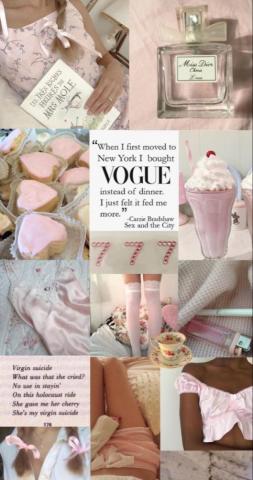 Coquette Old Money Aesthetic Baby Pink