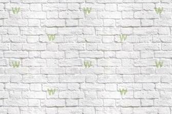 White Brick Wall Wallpaper Textured Mural
