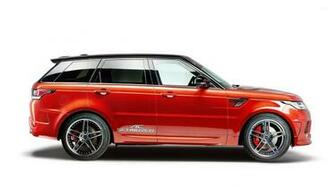 Red Ac Schnitzer Land Rover Range Side Wallpaper Car