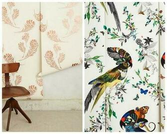 Anthropologie Wallpaper Deco Design