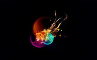 Love Techno iPad I Lions Abstract