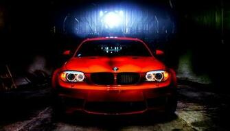 Orange Bmw 1m HDr Photo HD Wallpaper