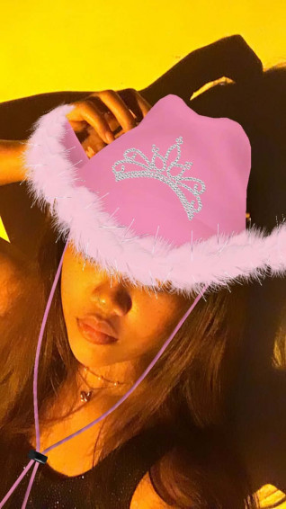 Pink Cowgirl Aesthetic Wallpaper