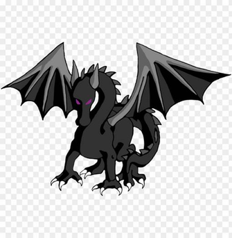 Hand Drawn Ender Dragon For The Front Cover Of