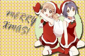 Yuru Yuri Xmas Wallpaper By Mionyan013