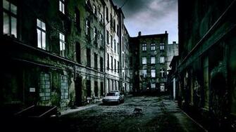 Screenheaven High Quality Wallpaper Dark City Buildings