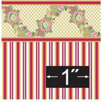 Brodnax Prints Inch Scale Dollhouse Miniature Wallpaper Harvest