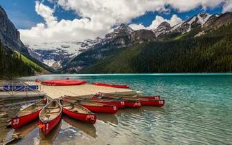 Lake Louise Is A Hamlet In Alberta Canada Banff National