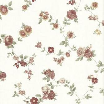 Rosetta Burgundy Floral Trail