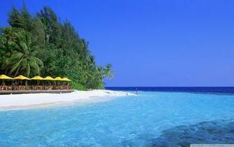 Tropical Resort Island Wallpaper