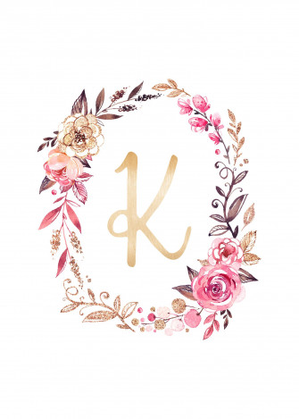 Glitter And Glam Monogram Printables The Cottage Market