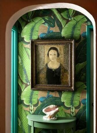 De Jungle Met Het Martinique Banana Leaf Wallpaper Van Hinson Roomed