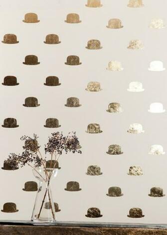 Bowler Hat Wallpaper In Handmade Luxury