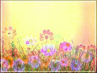Field Of Spring Flowers By Tsukku