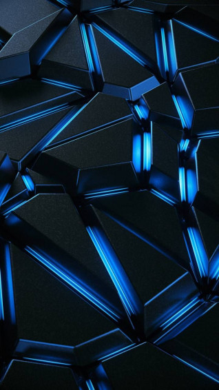 Destruction Neon Blue Wallpaper By Georgking