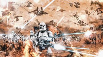 Ronald E On Clones Star Wars Wallpaper