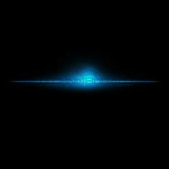 Hexagon Glow iPad Wallpaper