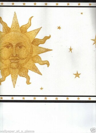 Sun Moon And Stars Wallpaper Border