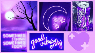 Purple Chromebook Wallpaper In Cute
