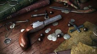 Black Powder Pistol Bakgrund And Id