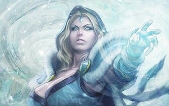 Crystal Maiden Wallpaper