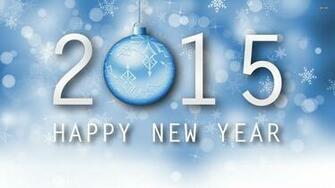 Happy New Year Balls HD Wallpaper