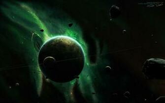 Planets Digital Art Wallpaper Moons HD