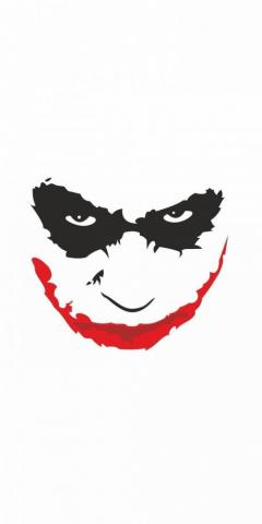 Wondrous Wallpaper Joker S Face Minimal