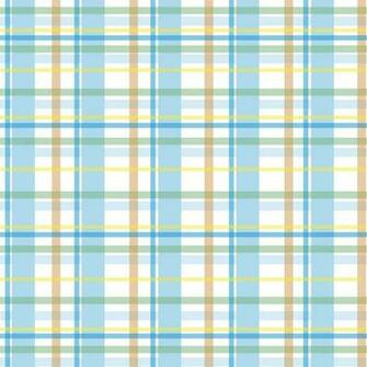 Grannyenchanted Paper Blue Tan Plaid