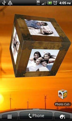 Photo Cube Live Wallpaper