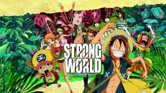 One Piece Crew Onepiece Strong World Luffy Nami