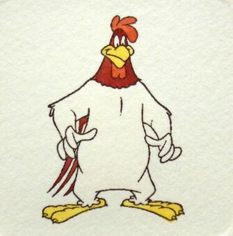 Foghorn Leghorn Hand Tinted Limited Edition Etching Warner Bros Looney