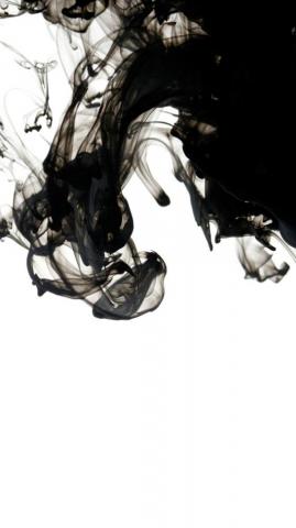 Black Ink In Water Wallpaper iPhone Abstract