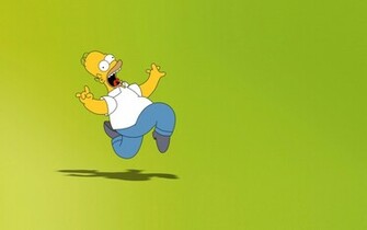 Homer Simpson Apple Wallpaper