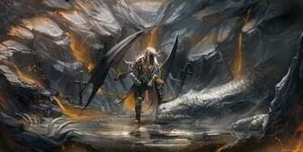 Angel Warrior Computer Wallpaper Desktop Background