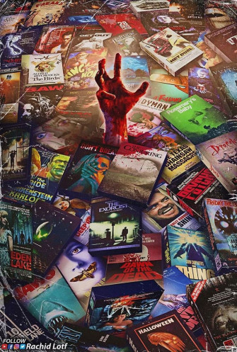Nostalgic Pictures Rachid Lotf Horror Movie Art Artwork