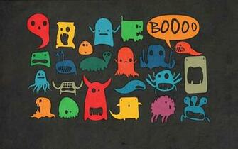 Cute Halloween Monster Background Image Pictures Becuo