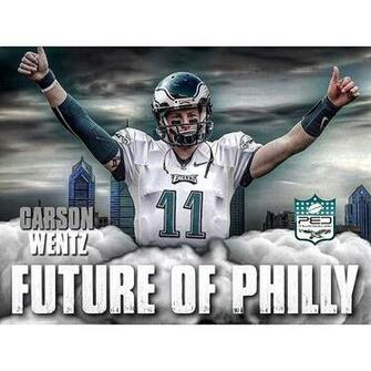 Philadelphia Eagles Draft Carson Wentz Stitched